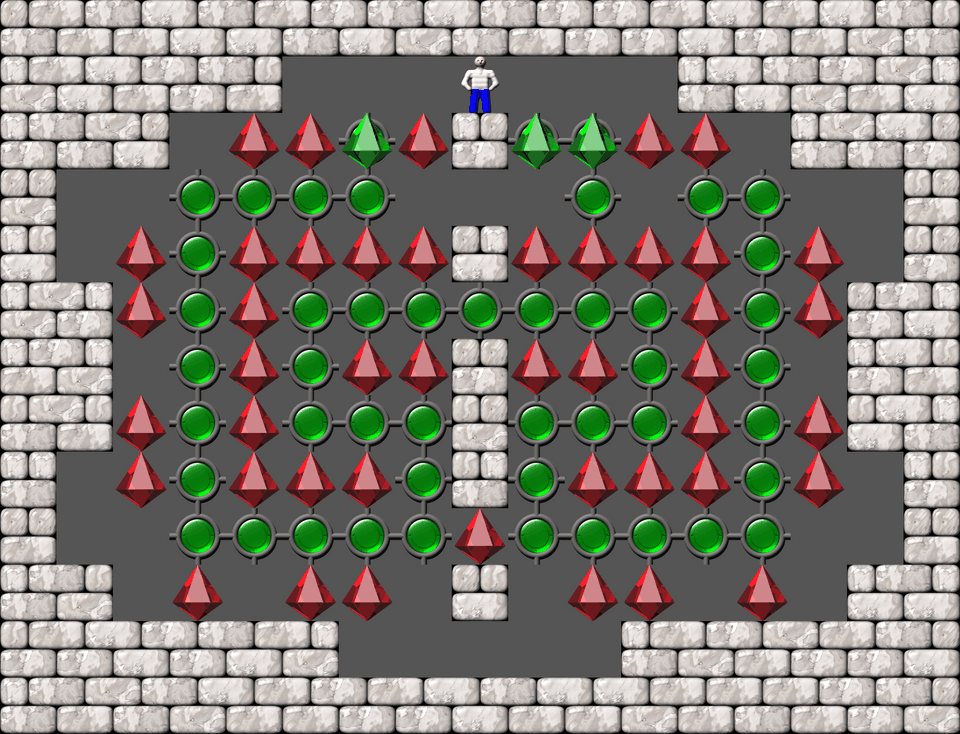 Сокобан More Bugs collections уровень 407
